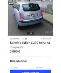 Lancia ypsilon 1.200 benzina Lancia ypsilon 1.200 benzina