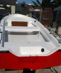 Barca vtr 4mt + Motore 15cv benzina + Carrello