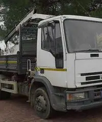 Iveco Eurocargo 120E18 1999 Euro5 ribaltabile e gru del 2006 Iveco Eurocargo 120E18 1999 Euro5 ribaltabile e gru del 2006