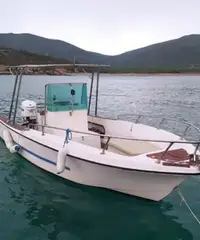 Barca con fuoribordo