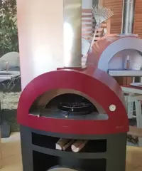 Forno legna gas ibrido alfa refrattario pizza fier