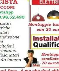 Lampadari applique e plafoniere Montaggio Roma