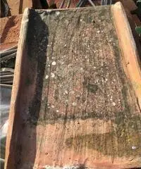 N#176; 23 bancali di mattonelle, tegole, gradini fine 1800