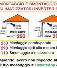 Montaggio condizionatore inverter Ardea e colle Romito