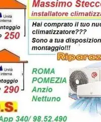 Montaggio condizionatore Pomezia Santa procula
