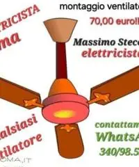 Ventilatori a pale smontaggio e montaggio Roma
