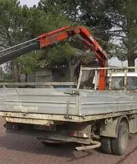 Ford Transit 1998 cassone fisso e gru Fassi F30