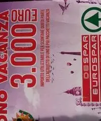 Buono vacanza da 3,0000 Euro Buono vacanza da 3,0000 Euro