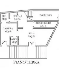 Due appartamenti e locale commerciale