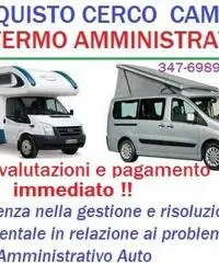 acquistiamo camper qualsiasi marca in fermo Amministrativo