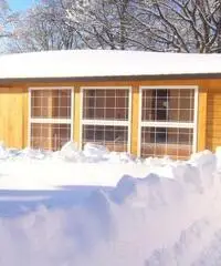 vendo casa mobile con veranda in legno a polsa di brentonico