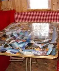 Roulotte con preingresso legno