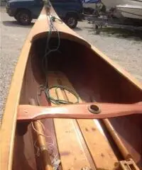 Canoa Cantieri Solcio in legno