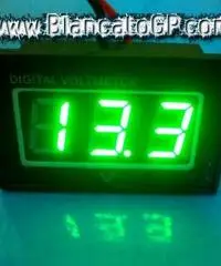 Voltmetro digitale led dc 15-120v waterproof