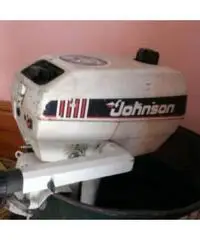 Barca in vetroresina di mt.3 con motore 4 cv johnson