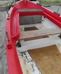 Gozzo Cefalo 4,20mt vetro resina carena legno prese 12v