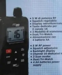 VHF Nautico portatile 5Watt Navy 08 VHF Nautico portatile 5Watt Navy 08