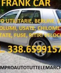 COMPRO AUTO USATE, AUTO INCIDENTATE, AUTO FUSE, TEL. 338.65.99.157