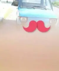 Fiat 126 color puffo anni 70 d' epoca marciante Fiat 126 color puffo anni 70 d' epoca marciante