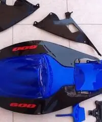 SUZUKI GSX 600 KIT CODA + SERBATOIO CARENA ABS ANNO 06 07 BLUE originale SUZUKI