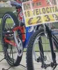 MTB 24 BIAMMORTIZZATA 18 VEL. NUOVA A KM ZERO MTB 24 BIAMMORTIZZATA 18 VEL. NUOVA A KM ZERO