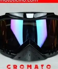 Occhiale/Mascherina casco cross offroad snowboard