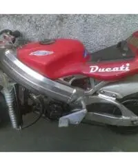 Minimoto raffreddata a liquido, motore 50cc
