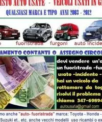 Acquisto auto usate anche se rotte,incidentate Acquisto auto usate anche se rotte,incidentate