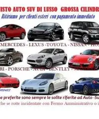 Acquistiamo Suv , auto berline,e sportive di grossa cilindrata,per esportazione