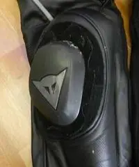 Pantaloni Moto Dainese pelle protezioni tg. 56