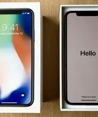 Vendita Apple iPhone X 64GB per 400 EUR e iPhone X 256GB per 450 EUR