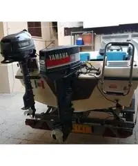 Barca motore e carrello