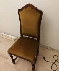 Tavolo tondo allungabile e quattro sedie