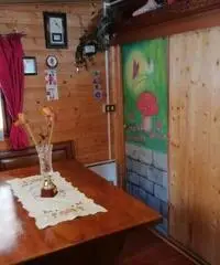 Roulotte con preingresso e pompeiana camping Roana