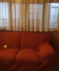 Roulotte stanziale con annessa casetta in legno