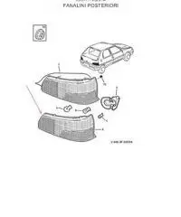 COPERCHIO FANALINO POSTERIORE SX PEUGEOT 106 COD 63524 - Calabria COPERCHIO FANALINO POSTERIORE SX PEUGEOT 106 COD 63524 - Calabria