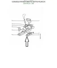 Consolle centrale Peugeot 205 -309 cod. 758763 - Calabria