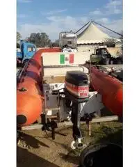 Gommone motore e carrello omologato