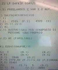 Freelander 2 van 2.2 automatico Freelander 2 van 2.2 automatico