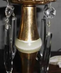 Coppia lampade da tavolo in ottone epoca 900' - Biella