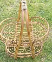 Carrello Portabottiglie in bambù - Vintage - Toscana