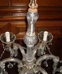 Vecchio lampadario maria teresa 6 luci anni 30-40 - Verona