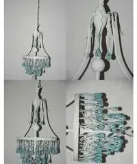 Lampadario shabby schic - Lombardia Lampadario shabby schic - Lombardia