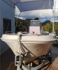 Barca motore carrello