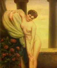 Quadro olio su tavola - Veneto