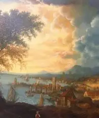 Quadro olio su tela - Veneto