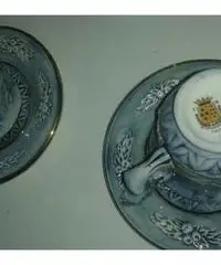 Servizio da caffè porcellana capo di monte - Roma