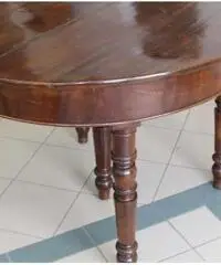 Tavolo Lombardo Luigi Filippo 1840 in noce massello Allunga - Viterbo Tavolo Lombardo Luigi Filippo 1840 in noce massello Allunga - Viterbo