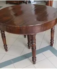 Tavolo Lombardo Luigi Filippo 1840 in noce massello Allunga - Viterbo Tavolo Lombardo Luigi Filippo 1840 in noce massello Allunga - Viterbo