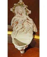 Ceramica, acquasantiera primi 1900 - Vicenza Ceramica, acquasantiera primi 1900 - Vicenza